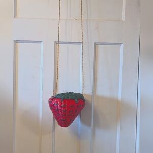 Handmade "Straw"berry Purse